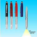 3-In-1 Stylus Metal Ballpoint Pen Led Flashlight